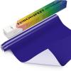 imageHTVRONT Heat Transfer Vinyl Black ampamp White HTV Vinyl Rolls 12 x 20ft HTV Vinyl for Shirts Black Iron on Vinyl for All Cutting Machines  Easy to Cut ampamp Weed for Heat Transfer Design BlackampampWhiteCBlue