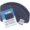 imageHTVRONT Iron on Patches for Clothes 20PCS Iron on Patches for Jeans 3quot by 414quot 4 Shades of Cotton Denim Clothing Repair and Decoration Kit for DIY Repair Crafting EmbellishmentDark Blue