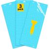 imageHTVRONT Light Grip Cutting Mat For Cricut Joy  3 Pack 45X12inch Cutting Mat For Vinyl Thin Cardstock Crafts Light Adhesive Sticky Quilting Mats Replacement Accessories for Cricut Machine Blue