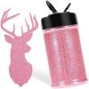 imageHTVRONT Red Glitter Fine Glitter  50g176oz Extra Fine Glitter for Crafts 1128 Portable Resin Glitter for Nails Tumblers OrnamentsBPink Glitter