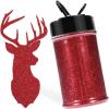 imageHTVRONT Red Glitter Fine Glitter  50g176oz Extra Fine Glitter for Crafts 1128 Portable Resin Glitter for Nails Tumblers OrnamentsBRed Glitter