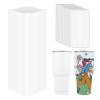 imageHTVRONT Shrink Wrap for Sublimation Tumblers 8 X 12 Inch  60PCS Sublimation Shrink Wrap Sleeves HeatResistant Tumbler Shrink Wrap Film