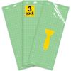 imageHTVRONT Standard Grip Cutting Mat For Cricut Joy  3 Pack 45quotX12quot Quilting Mats For Cardstock HTV Crafts Standard Adhesive Sticky Green Cut Mats Replacement Accessories for Cricut Mats