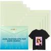 imageHTVRONT Sublimation HTV  10 Pack Matte Vinyl for DarkLight Fabric  Sublimation Blanks for Shirts Pillow Bag HatGlossy