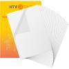 imageHTVRONT Sublimation Sticker Paper  20 Pcs Matte White Waterproof Sublimation StickersTransparent