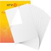 imageHTVRONT Sublimation Sticker Paper  20 Pcs Matte White Waterproof Sublimation StickersWhite