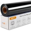imageHTVRONT White Iron on Vinyl  12 x 50ft White HTV Heat Transfer Vinyl for t Shirts White HTV Vinyl Roll for All Cutter Machine Easy to Cut ampamp Weed for Heat Transfer DesignBlack