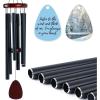 imageHTVRONT Wind Chimes for Outside  32 Aluminium Sympathy Wind Chimes for Loss of Dog Wind Chime with Pendant for Sublimation Printing Memorial Gift for Mom Wind Chimes Pendant can Design by Oneself