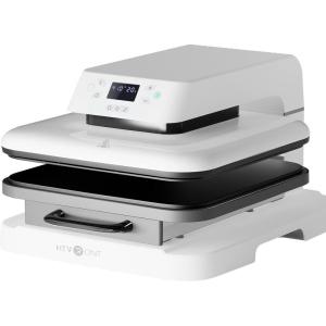 imageHTVRONT Auto Heat Press Machine for T Shirts  15x15 Smart T Shirt Press Machine with Auto Release  Professional Heat Press for Sublimation Vinyl Heat Transfer Projectswhite