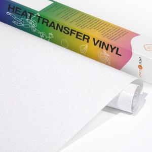 imageHTVRONT Black Glitter HTV Vinyl 10 x 5ft Black Glitter Iron On Vinyl for All Cutting Machine Glitter Heat Transfer Vinyl Roll for T Shirts  Easy to Cut ampamp Weed for Heat Vinyl DesignRainbow White