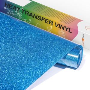 imageHTVRONT Black Glitter HTV Vinyl 10 x 5ft Black Glitter Iron On Vinyl for All Cutting Machine Glitter Heat Transfer Vinyl Roll for T Shirts  Easy to Cut ampamp Weed for Heat Vinyl DesignRoyal Blue