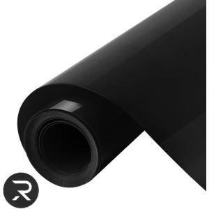 imageHTVRONT Black HTV Heat Transfer Vinyl Rolls  12quot x 20ft Black Iron on Vinyl for Shirts Iron on for All Cutting Machines  Easy to Cut ampamp Weed for Craft Heat Vinyl DesignPBlack