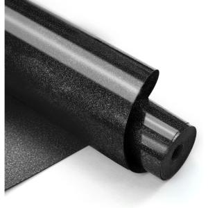 imageHTVRONT Black HTV Heat Transfer Vinyl Rolls  12quot x 20ft Black Iron on Vinyl for Shirts Iron on for All Cutting Machines  Easy to Cut ampamp Weed for Craft Heat Vinyl DesignGlitterBlack