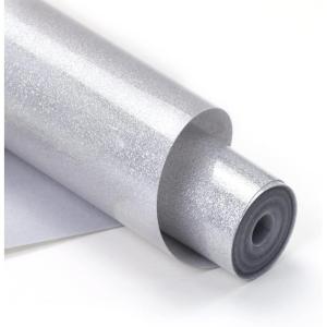 imageHTVRONT Black HTV Heat Transfer Vinyl Rolls  12quot x 20ft Black Iron on Vinyl for Shirts Iron on for All Cutting Machines  Easy to Cut ampamp Weed for Craft Heat Vinyl DesignGlitterSilver