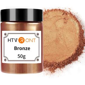 imageHTVRONT Black Mica Powder for Resin  176 oz50g Black Mica Pigment Powder Natural Mica Powder for Soap Making Resin Candle Making Bath BombBronze50g