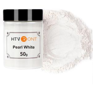 imageHTVRONT Black Mica Powder for Resin  176 oz50g Black Mica Pigment Powder Natural Mica Powder for Soap Making Resin Candle Making Bath BombPearl White50g