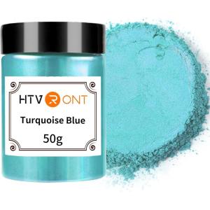 imageHTVRONT Black Mica Powder for Resin  176 oz50g Black Mica Pigment Powder Natural Mica Powder for Soap Making Resin Candle Making Bath BombTurquoise Blue50g