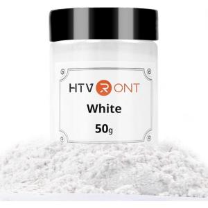 imageHTVRONT Black Mica Powder for Resin  176 oz50g Black Mica Pigment Powder Natural Mica Powder for Soap Making Resin Candle Making Bath BombWhite50g