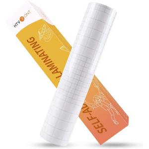 imageHTVRONT Clear SelfAdhesive Laminating Vinyl Roll12quotx15FT Non Thermal Laminating FilmNo Machine Needed Clear Vinyl Laminate for Stickers30ft