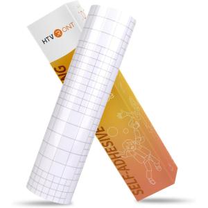 imageHTVRONT Clear SelfAdhesive Laminating Vinyl Roll12quotx15FT Non Thermal Laminating FilmNo Machine Needed Clear Vinyl Laminate for Stickers50ft