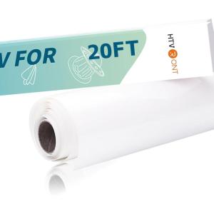 imageHTVRONT Clear Sublimation HTV Vinyl Matte 12quot X 20FT  Sublimation Vinyl High Transfer Rate  Bright Smooth Washable HTV for TShirtHatPillowBagLightMatte