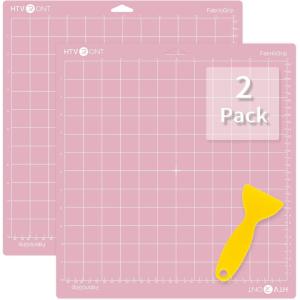 imageHTVRONT Cutting Mat 5 Pack Cutting Mat 12x12Standard Light Strong FabricGrip Compatible with Cricut Maker 3Maker 4MakerExplore 34Air 2One Variety Adhesive Sticky Cutting Mats AccessoriesFabric Grip12X122PACK
