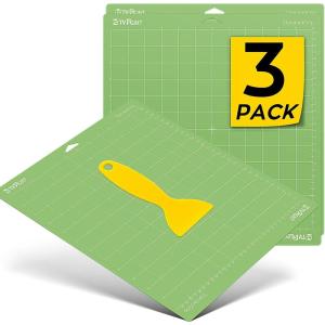 imageHTVRONT Cutting Mat 8 Pcs Cutting Mat 12x12Standard Light Strong FabricGrip Compatible with Cricut Maker 3Maker 4MakerExplore 34Air 2One Variety Adhesive Sticky Cutting Mats AccessoriesGreen