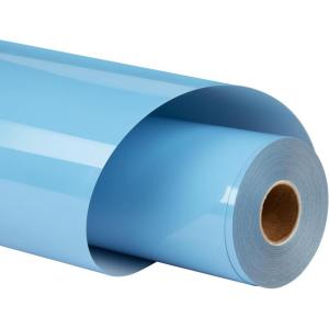 imageHTVRONT Glitter HTV Heat Transfer Vinyl Bundle 12 Rolls  10quot x 5FT Glitter Iron on Vinyl Easy to Cut Iron on Vinyl for Cricut ampamp Cameo Easy to Weed Heat Transfer VinylSky Blue
