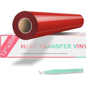 imageHTVRONT Glitter HTV Vinyl Bundle  8 Pack 10quot x 3FT Glitter Heat Transfer Vinyl for T Shirt Glitter Iron on Vinyl Compatible with Cricut Cutting Machine 8 Glitter ColorsRed
