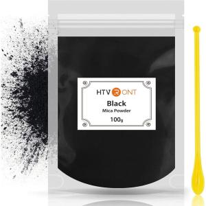 imageHTVRONT Glow in The Dark Pigment Powder 12 colors 07 oz  20 g Each Glow in The Dark Resin Pigment with UV Lamp Glow in the Dark Mica Powder for Epoxy Resin Acrylic Nails Bath Bomb etc100g  Black