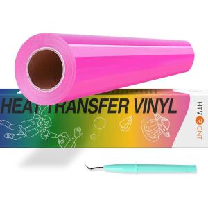 imageHTVRONT HTV Heat Transfer Vinyl Bundle 12 Pack  12quot x 5FT HTV Vinyl Rolls Easy to Cut Iron on Vinyl for All Cutting Machines Easy to Weed Heat Transfer VinylMagenta