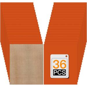 imageHTVRONT HTV Heat Transfer Vinyl Bundle 47 Pack 12quot x 10quot Iron on Vinyl for TShirt 33 Assorted Colors with HTV Accessories Tweezers Silhouette Cameo or Heat Press MachineOrange