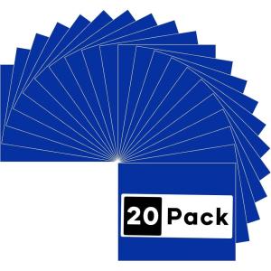 imageHTVRONT HTV Heat Transfer Vinyl Bundle 47 Pack 12quot x 10quot Iron on Vinyl for TShirt 33 Assorted Colors with HTV Accessories Tweezers Silhouette Cameo or Heat Press MachineRoyal Blue1