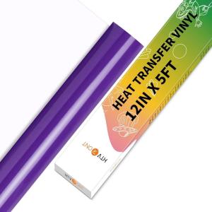 imageHTVRONT HTV Vinyl Rolls Heat Transfer Vinyl  12quot x 5ft Aqua Blue HTV Vinyl for Shirts Iron on Vinyl for All Cutter Machine  Easy to Cut ampamp Weed for Heat Vinyl Design Aqua BluePurple