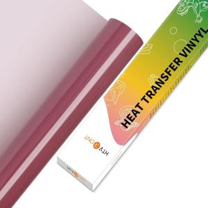 imageHTVRONT HTV Vinyl Rolls Heat Transfer Vinyl  12quot x 5ft Aqua Blue HTV Vinyl for Shirts Iron on Vinyl for All Cutter Machine  Easy to Cut ampamp Weed for Heat Vinyl Design Aqua BlueMaroon