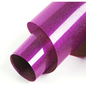 imageHTVRONT HTV Vinyl Rolls Heat Transfer Vinyl  12quot x 5ft Aqua Blue HTV Vinyl for Shirts Iron on Vinyl for All Cutter Machine  Easy to Cut ampamp Weed for Heat Vinyl Design Aqua BluePurple Glitter