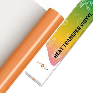imageHTVRONT HTV Vinyl Rolls Heat Transfer Vinyl  12quot x 5ft Brown HTV Vinyl for Shirts Iron on Vinyl for All Cutter Machine  Easy to Cut ampamp Weed for Heat Vinyl Design BrownOrange