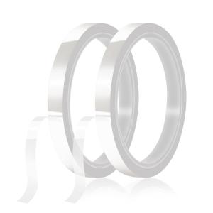 imageHTVRONT Heat Tape for Sublimation 4 Rolls 10mm x33m 108ft Heat Resistant Tape for Heat Press Heat Transfer Tape Thermal Tape for Electronics ampamp Heat Vinyl Press Tape No ResidueTransparent10mm33m