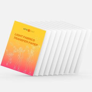 imageHTVRONT Heat Transfer Paper for Dark Fabric  10 Sheets 85quotx11quot Printable Heat Transfer Vinyl for Inkjet Printer  Wash Durable Iron on Transfer PaperFor Light Fabric