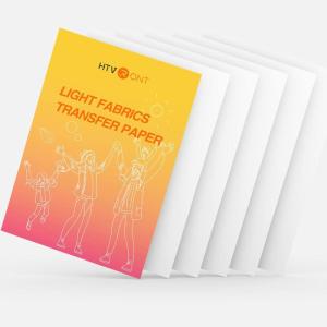 imageHTVRONT Heat Transfer Paper for T Shirts 20 Sheets 85quot X 11quot Printable Heat Transfer Vinyl Vivid Color ampamp Durable Iron on Transfer Paper for Dark FabricLight