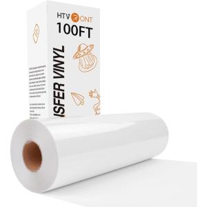 imageHTVRONT Heat Transfer Vinyl Red Iron on Vinyl12 x 60FT Red HTV Vinyl Roll Easy to Cut ampamp Weed for Heat Vinyl DesignWhite