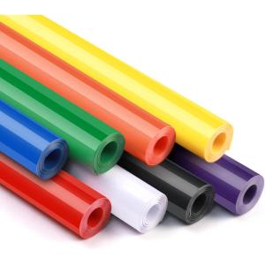 imageHTVRONT Permanent Vinyl Bundle 8 Colors 12quot x 5ft Permanent Adhesive Vinyl Rolls Compatible with Cricut Cutting Machine Silhouette Cameo Cutters Signs Scrapbooking Craft Die CuttersMulticolor