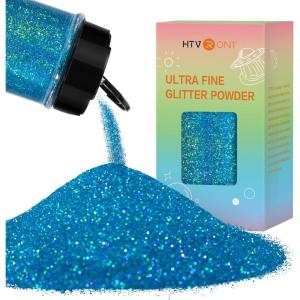imageHTVRONT Red Glitter Fine Glitter  50g176oz Extra Fine Glitter for Crafts 1128 Portable Resin Glitter for Nails Tumblers OrnamentsAHolographic Lake Blue