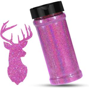 imageHTVRONT Red Glitter Fine Glitter  50g176oz Extra Fine Glitter for Crafts 1128 Portable Resin Glitter for Nails Tumblers OrnamentsAHolographic PurpleLight