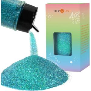 imageHTVRONT Red Glitter Fine Glitter  50g176oz Extra Fine Glitter for Crafts 1128 Portable Resin Glitter for Nails Tumblers OrnamentsAHolographic Teal Blue