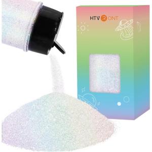 imageHTVRONT Red Glitter Fine Glitter  50g176oz Extra Fine Glitter for Crafts 1128 Portable Resin Glitter for Nails Tumblers OrnamentsAHolographic White