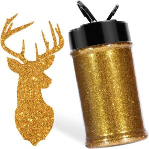 imageHTVRONT Red Glitter Fine Glitter  50g176oz Extra Fine Glitter for Crafts 1128 Portable Resin Glitter for Nails Tumblers OrnamentsBGold Glitter