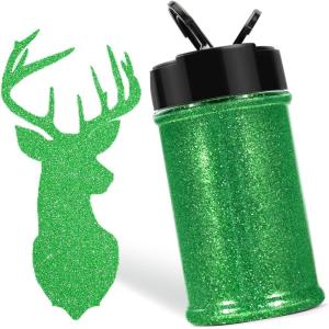 imageHTVRONT Red Glitter Fine Glitter  50g176oz Extra Fine Glitter for Crafts 1128 Portable Resin Glitter for Nails Tumblers OrnamentsBGreen Glitter