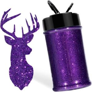 imageHTVRONT Red Glitter Fine Glitter  50g176oz Extra Fine Glitter for Crafts 1128 Portable Resin Glitter for Nails Tumblers OrnamentsBPurple Glitter