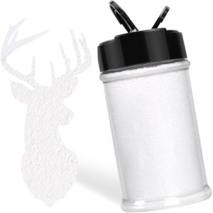 imageHTVRONT Red Glitter Fine Glitter  50g176oz Extra Fine Glitter for Crafts 1128 Portable Resin Glitter for Nails Tumblers OrnamentsBWhite Glitter